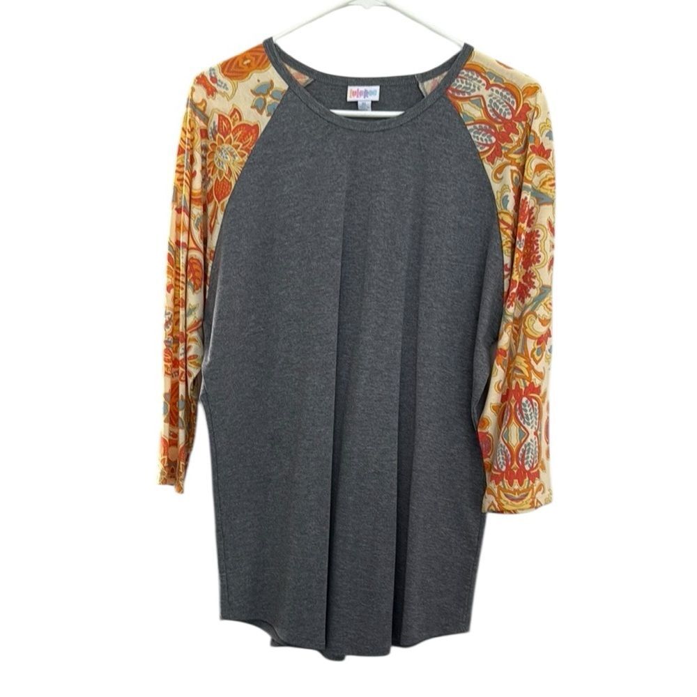 LuLaRoe Randy Raglan Sleeve Top, XL